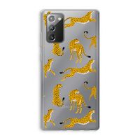 Luipaard: Samsung Galaxy Note 20 / Note 20 5G Transparant Hoesje