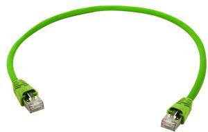 Telegärtner 100008660 RJ45 Netwerkkabel, patchkabel CAT 5 SF/UTP 5.00 m Geel, Groen 1 stuk(s)