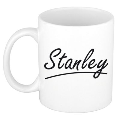 Naam cadeau mok / beker Stanley met sierlijke letters 300 ml Naam cadeau mok / beker Stanley met sierlijke letters 300 ml