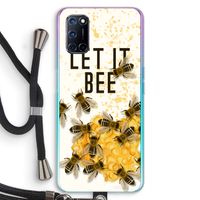Let it bee: Oppo A72 Transparant Hoesje met koord
