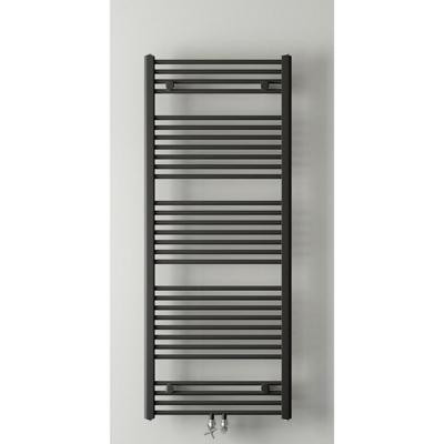 Instamat Base Handdoekradiator 185x60cm 1053watt mat zwart BH180.60BM01