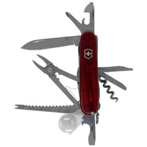 Victorinox SwissChamp 1.6795.T Zwitsers zakmes Aantal functies 33 Rood (transparant)