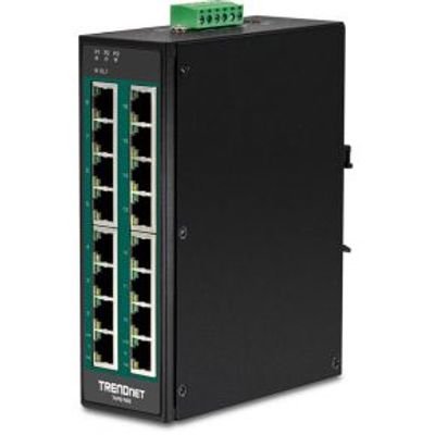 Trendnet TI-PG160 netwerk-switch Unmanaged Gigabit Ethernet (10/100/1000) Power over Ethernet (PoE)