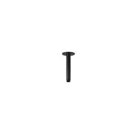 Hotbath Ace Plafondbuis - 15cm - rond - zwart geborsteld PVD AC452MBP