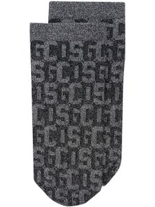 Wolford x GCDS chaussettes à motif monogrammé - Noir