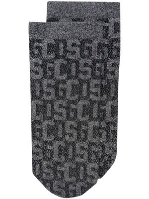 Wolford x GCDS chaussettes à motif monogrammé - Noir