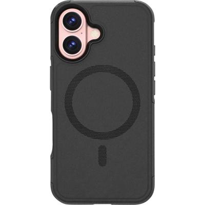 4Smarts Defend Case Backcover Apple iPhone 16 Zwart Inductieve lading