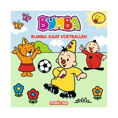 Studio 100 Bumba kartonboek - bumba gaat voetballen