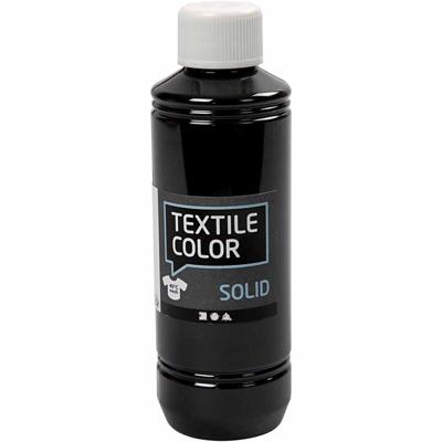 Creativ Company Dekkende textielverf - zwart, 250ml