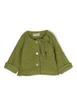 La Stupenderia cardigan à détail de nœud - Vert - thumbnail