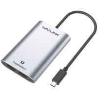 Wavlink WS-UTA02H Thunderbolt / HDMI Adapter [1x Thunderbolt - 2x HDMI] Space grijs Eenaderig 50 cm
