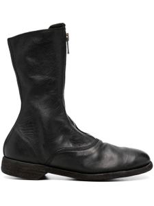 Guidi bottines à fermeture zippée - Noir