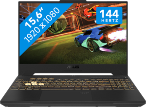 ASUS TUF Gaming A15 FA507NVR-LP061W AMD Ryzen™ 7 7435HS Laptop 39,6 cm (15.6") Full HD 16 GB DDR5-SDRAM 512 GB SSD NVIDIA GeForce RTX 4060 Wi-Fi 6 (802.11ax) Windows 11 Home Zwart, Grijs