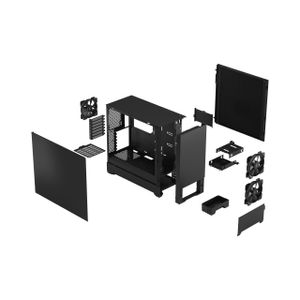 Fractal Design Pop Silent Black Solid tower behuizing 2x USB-A 3.2 (5 Gbit/s), 2x Audio