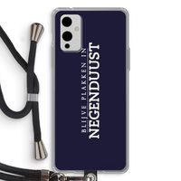 Blijve plakken in Negenduust: OnePlus 9 Transparant Hoesje met koord