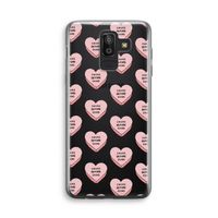Chicks before dicks: Samsung Galaxy J8 (2018) Transparant Hoesje