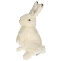 Nature Planet Pluche sneeuwhaas knuffel - 30 cm - knuffel dieren