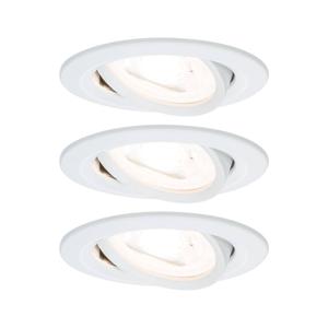 Paulmann 93467 Inbouwlamp Set van 3 stuks LED GU10 19.5 W Wit (mat)