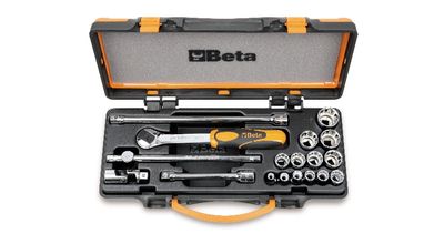Beta Doppendoos met 13 twaalfkant dopsleutels en 5 toebehoren 910AS/C13 - 009100925