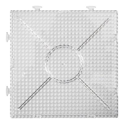 Creativ Company Strijkkralenbordje helder vierkant 15x15cm,2st.