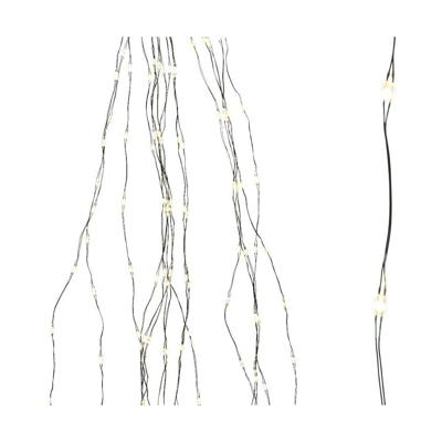 LED-lichtkrans Lumineo Zilverkleurig 5 m Warm wit