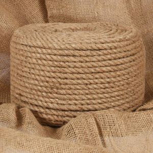 Touw 50 m lang 12 mm dik jute