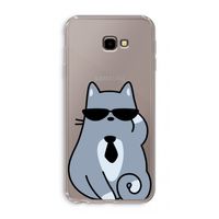 Cool cat: Samsung Galaxy J4 Plus Transparant Hoesje