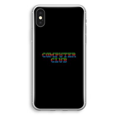 Retro: iPhone X Transparant Hoesje
