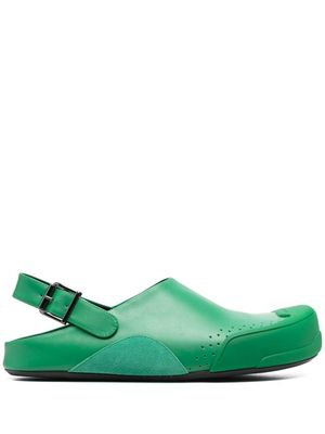 Marni sandales à bride arrière - Vert