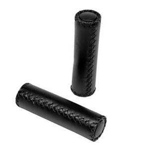Fietshandvatten - 125 mm - retro uitstraling - rubber - zwart