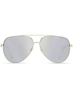 Moncler Eyewear lunettes de soleil à verres miroirs - Argent