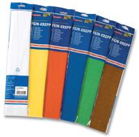 Folia crêpepapier, ft 250 x 50 cm, 32 gram, wit