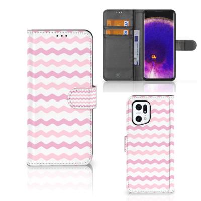 OPPO Find X5 Pro | Telefoon Hoesje | Waves Roze