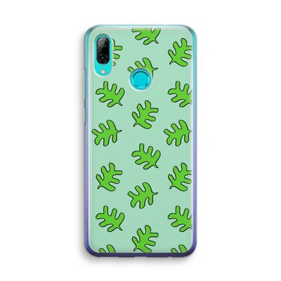 Groene blaadjes: Huawei P Smart (2019) Transparant Hoesje