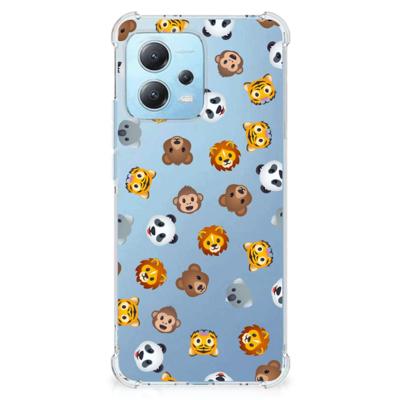Doorzichtige Silicone Hoesje voor Xiaomi Redmi Note 12 5G Dieren Emojis Doorzichtige Silicone Hoesje voor Xiaomi Redmi Note 12 5G Dieren Emojis