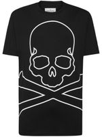 Philipp Plein t-shirt en coton à imprimé tête de mort - Noir - thumbnail