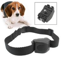 Anti schors Dog Collar waterdichte Auto trillingen Barking Stop (A101)(Black)