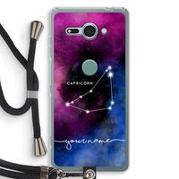 Sterrenbeeld - Donker: Sony Xperia XZ2 Compact Transparant Hoesje met koord
