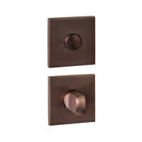 WC-sluiting verdekt 53x53x6mm met stift 6-8mm PVD brons WC-sluiting verdekt 53x53x6mm met stift 6-8mm PVD brons
