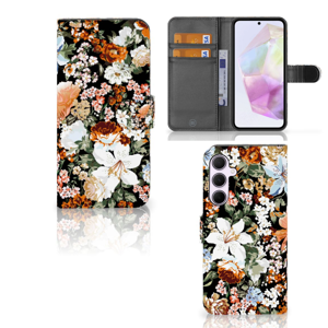 Hoesje voor Samsung Galaxy A35 Dark Flowers