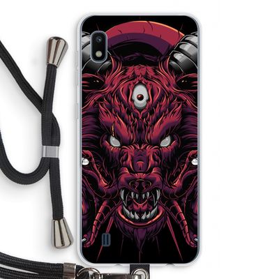 Hell Hound and Serpents: Samsung Galaxy A10 Transparant Hoesje met koord