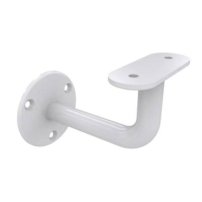 Witte leuningdrager voor vlakke handleuning