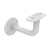 Witte leuningdrager voor vlakke handleuning