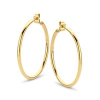 Oorbellen hoops | 15-45 mm - Stainless steel - Goud - 35 mm
