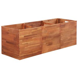 VidaXL Plantenbak verhoogd 150x50x50 cm acaciahout