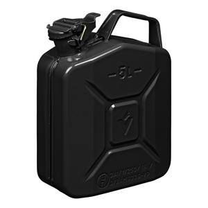 Pro Plus Metalen jerrycan - 5 liter - zwart - geschikt voor brandstof - benzine / diesel