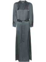 Zadig&Voltaire robe longue Rity en satin - Gris