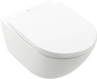 Villeroy & Boch Subway 3.0 hangtoilet met CeramicPlus 37x56x35,5cm Wit alpin