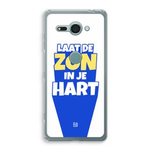 Laat de zon in je hart: Sony Xperia XZ2 Compact Transparant Hoesje