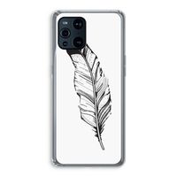 Pluim: Oppo Find X3 Transparant Hoesje